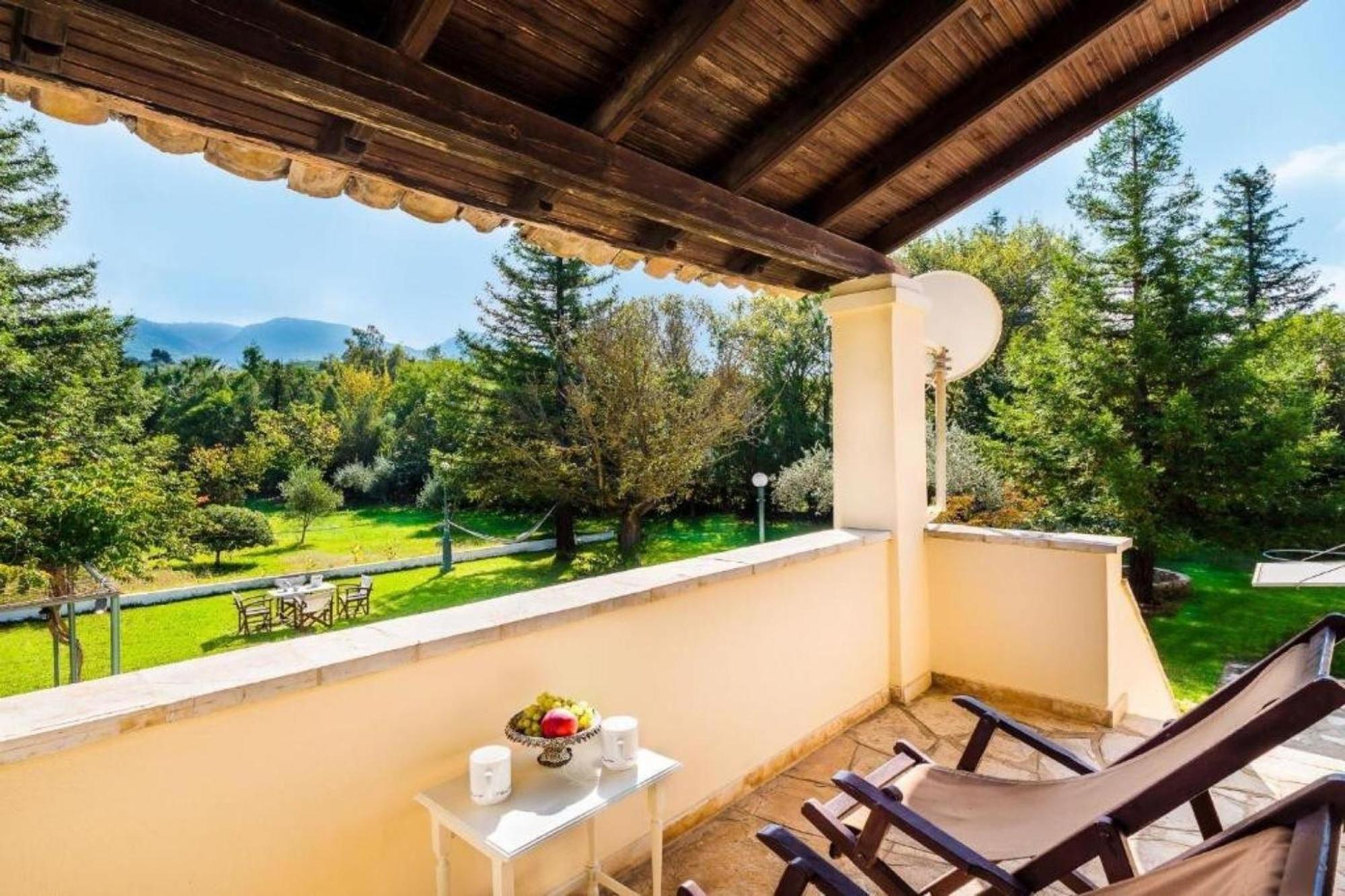 Secret Garden House - Private Garden With Pool Villa Acharavi  Luaran gambar